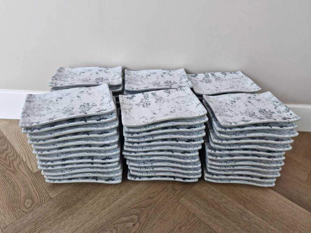 Melamine borden, Ophalen of Verzenden, Zo goed als nieuw