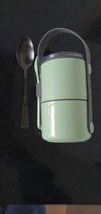Lunchbox / Bento Box - Mintgroen, Ophalen of Verzenden, Zo goed als nieuw
