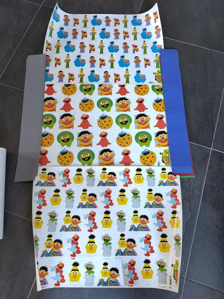 Knipbladen Sesamstraat knutselen kaarten maken, Ophalen of Verzenden, Overige thema's