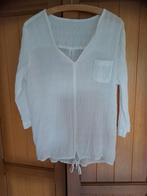 Witte blouse van Opus maat 44., Verzenden, Wit, Maat 42/44 (L), Zo goed als nieuw