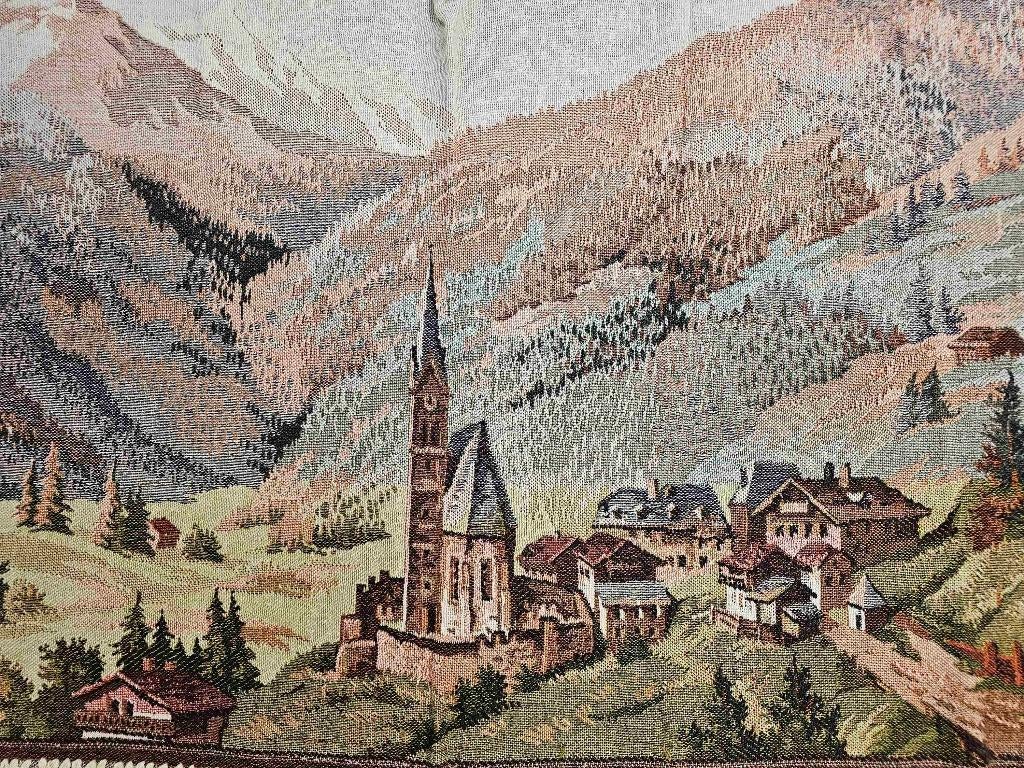 Wandkleed bergdorp 137/65 cm, Gebruikt, Etten-Leur, DJT@dejuistetoon.eu, Ophalen of Verzenden