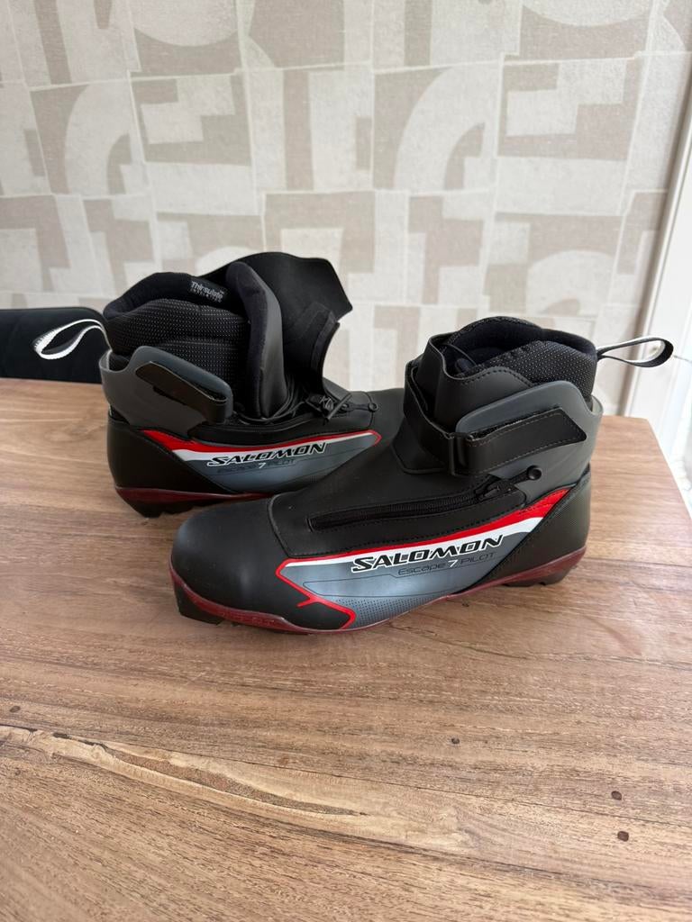 Salomon langlaufschoenen / cross country boots maat 45 SNS, Ophalen of Verzenden, Tweedehands, Offroadhelm, Overige merken