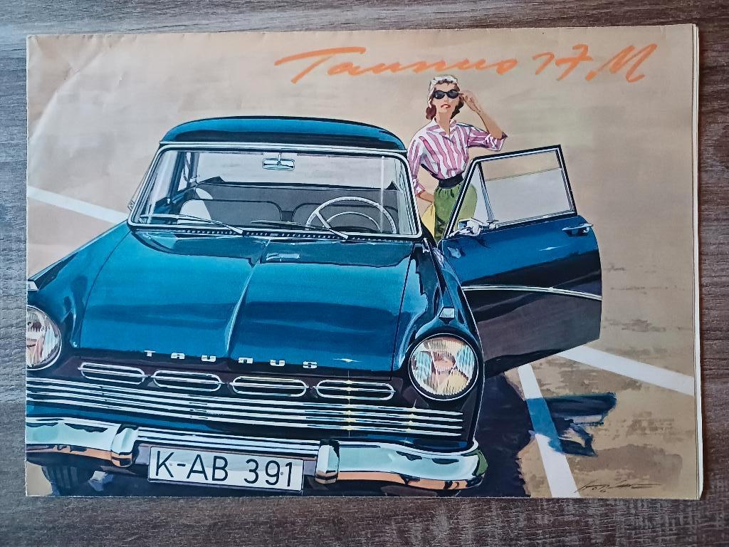 Ford Taunus 17M brochure, Boeken, Ophalen of Verzenden, Gelezen, Ford