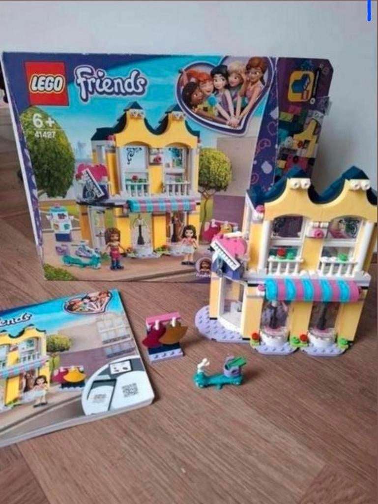 Lego Emma's fashion shop 41427, Ophalen, Zo goed als nieuw, Complete set, Lego