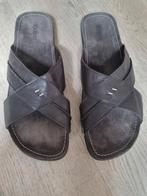 Heren sandalen in bruin leer van "Kickers", Sandalen, Bruin, Ophalen of Verzenden, Zo goed als nieuw