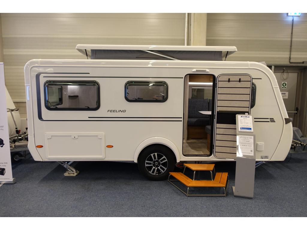 Eriba Feeling 425; super compleet, nieuwste 2026 model, Caravans en Kamperen, Standaardzit, Schokbreker, Bedrijf, Tot en met 3
