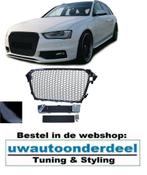 Grill Zonder Embleem Glans Zwart Honingraat Voor Audi A4 B8., Verzenden, Automotive Parts, A.parts@hotmail.nl, Trasmolenlaan 12 3447 GZ Woerden