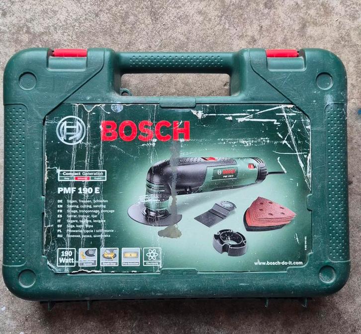 Bosch PMF 190 E Multitool in Koffer, Doe-het-zelf en Verbouw, Gereedschap | Handgereedschap, Gebruikt, Ophalen
