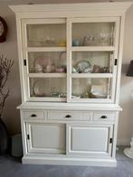 Mooie roomwitte kast - landelijke stijl 145 cm breed, Ophalen, Gebruikt, 100 tot 150 cm, 200 cm of meer