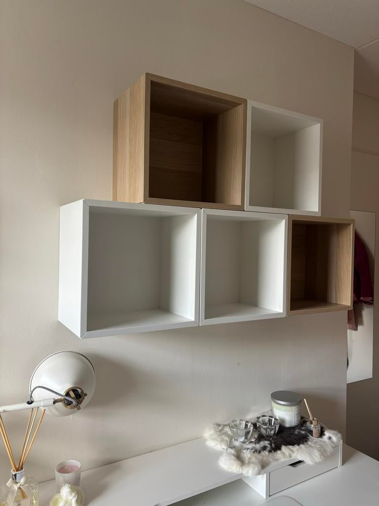 IKEA wandplanken/kubussen, Ophalen, Gebruikt