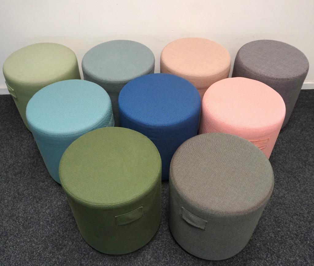 Johanson Design Poef | Design Hocker | diverse kleuren, Minder dan 50 cm, Gebruikt, -, Rond