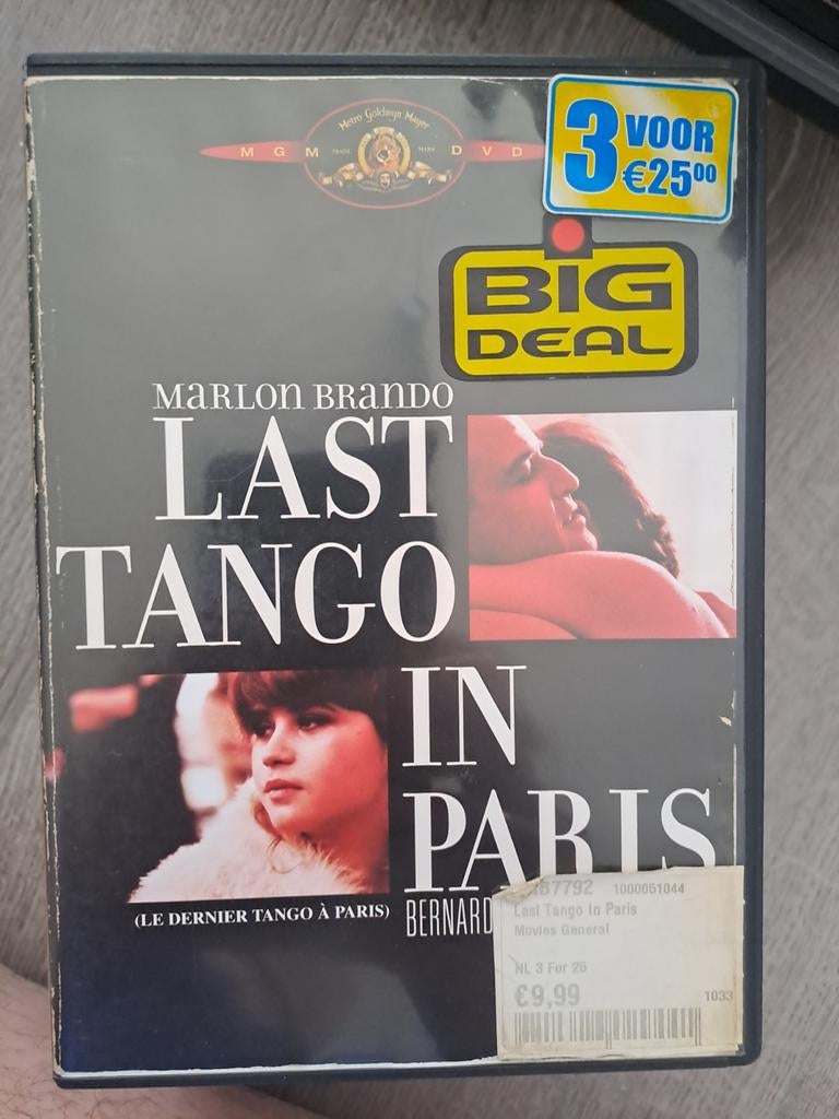 Last tango in Paris (dvd), Cd's en Dvd's, Alle leeftijden, Ophalen of Verzenden, 1980 tot heden, Zo goed als nieuw