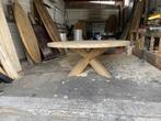 Xxl ronde tuintafel 10-12 persoons, Tuin en Terras, Tuintafels, Ophalen of Verzenden, Zo goed als nieuw, Rond, Hout