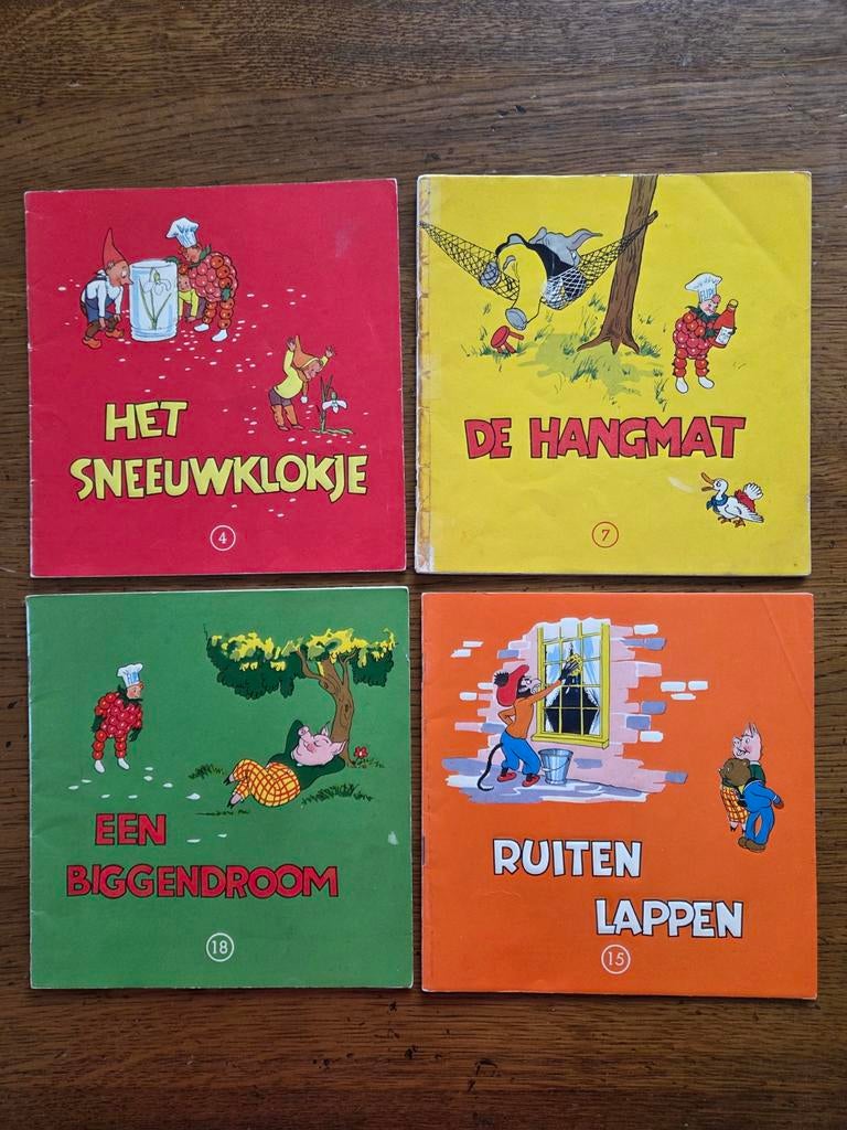 4 Flipje boekjes, De Betuwe N.V. Tiel, Boeken, Stripboeken, Meerdere stripboeken, Ophalen of Verzenden, Gelezen