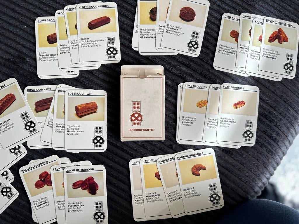 Oud Brood Kwartet, Verzamelen, Speelkaarten, Jokers en Kwartetten, Ophalen of Verzenden, Gebruikt, Kwartet(ten)