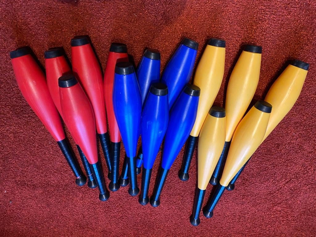 jongleerkegels, Maat 36 t/m 42, Ophalen, Gebruikt, Materiaal