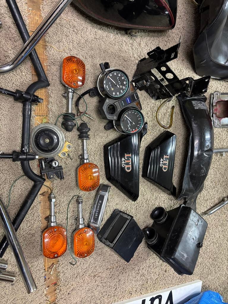 Diverse onderdelen Kawasaki z440 ltd 1982, Motoren, Onderdelen | Kawasaki, Ophalen of Verzenden, Gebruikt