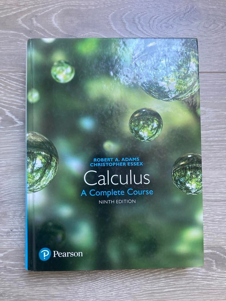 Calculus: A Complete Course - Negende Editie, Boeken, Studieboeken en Cursussen, Zo goed als nieuw, WO, Beta, Ophalen