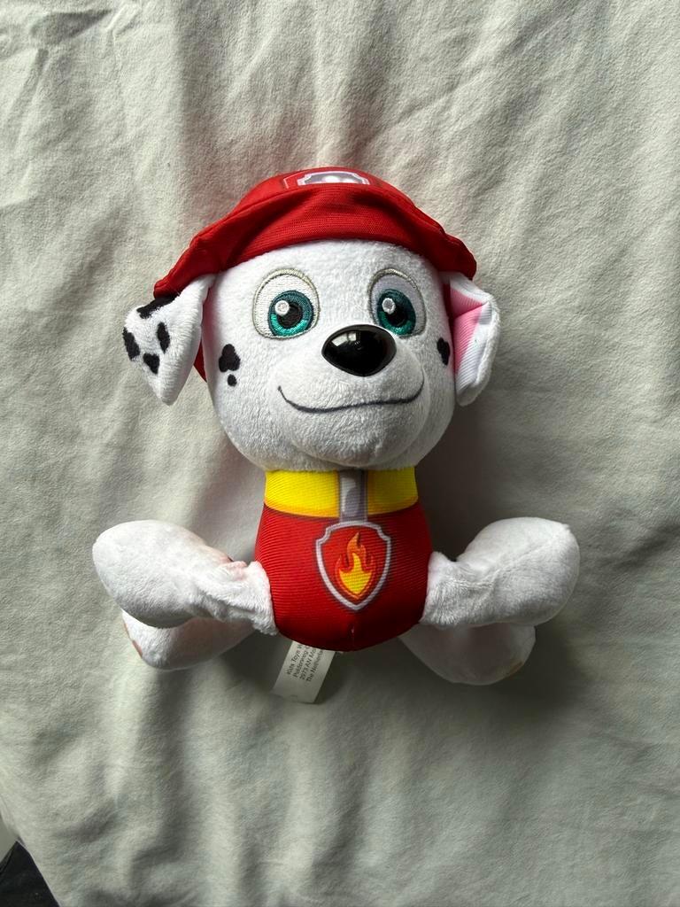 Paw Patrol Marshall knuffel, Ophalen of Verzenden, Gebruikt, Hond