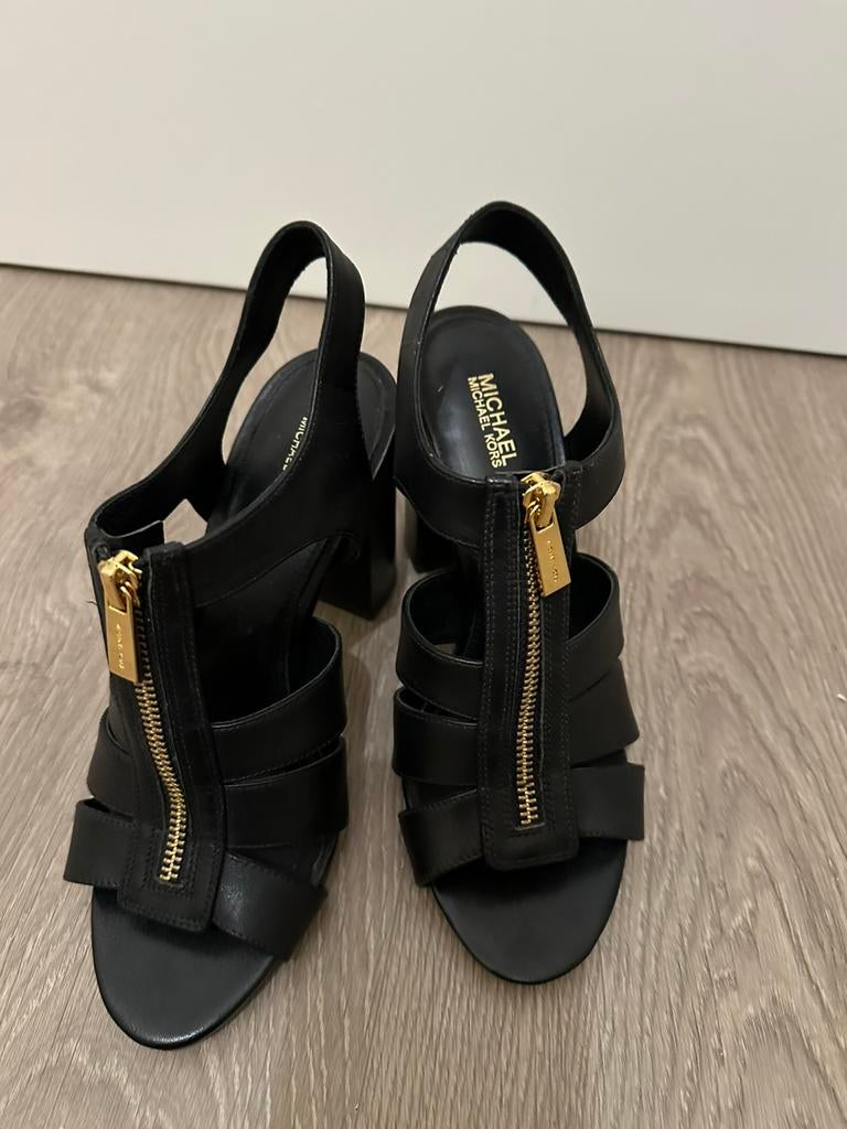 Dames sandalen, Zwart, Zo goed als nieuw, Sandalen of Muiltjes, Ophalen of Verzenden