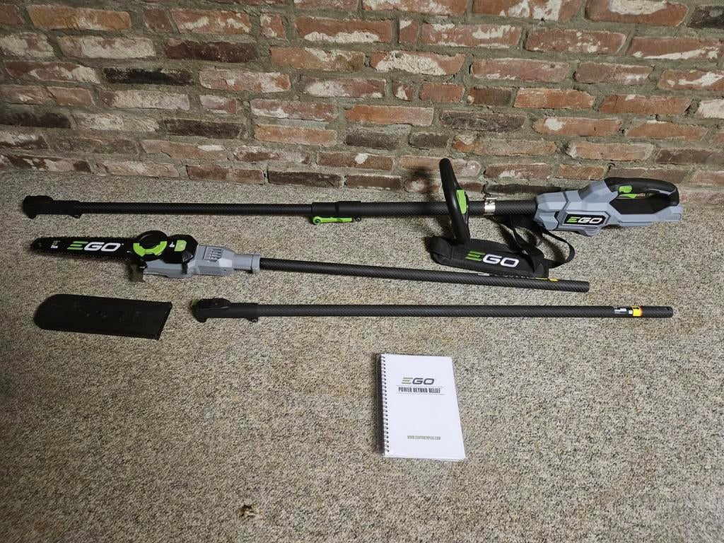 EGO POWER+ Accu Kettingzaag op steel - Snoeizaag, 70 mm of meer, Kettingzaag, Nieuw, 1200 watt of meer