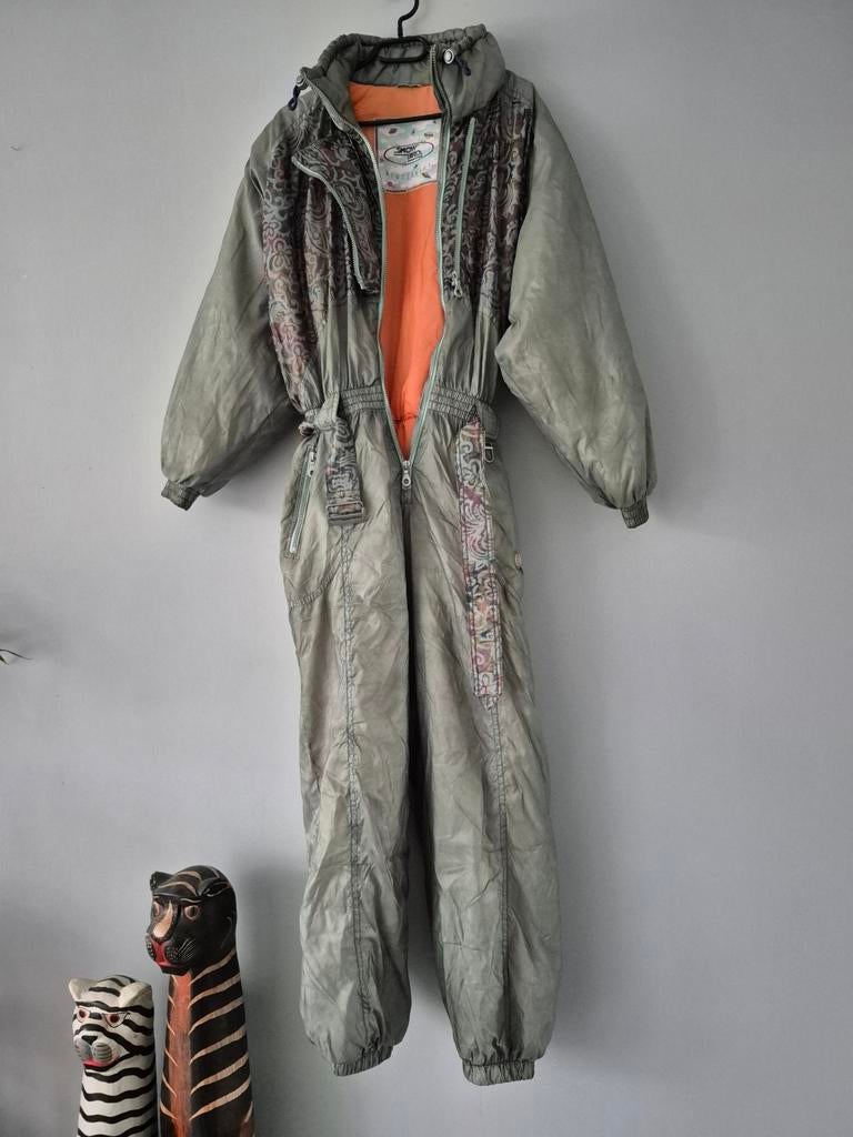 Vintage Ski Pak - Maat l-xl, Kleding | Dames, Wintersportkleding, Maat 38/40 (M), Ophalen of Verzenden, Vintage, Gedragen