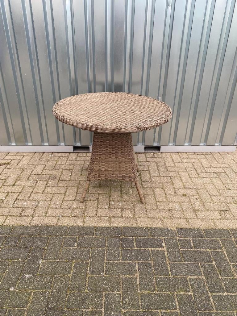 rieten tuintafel, Tuin en Terras, Tuintafels, Ophalen, Nieuw, Rond, Overige materialen
