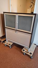 Ikea Effektiv kantoorkast met afsluitbaar gedeelte, Huis en Inrichting, Overige houtsoorten, Gebruikt, 100 tot 150 cm, Modern kantoor