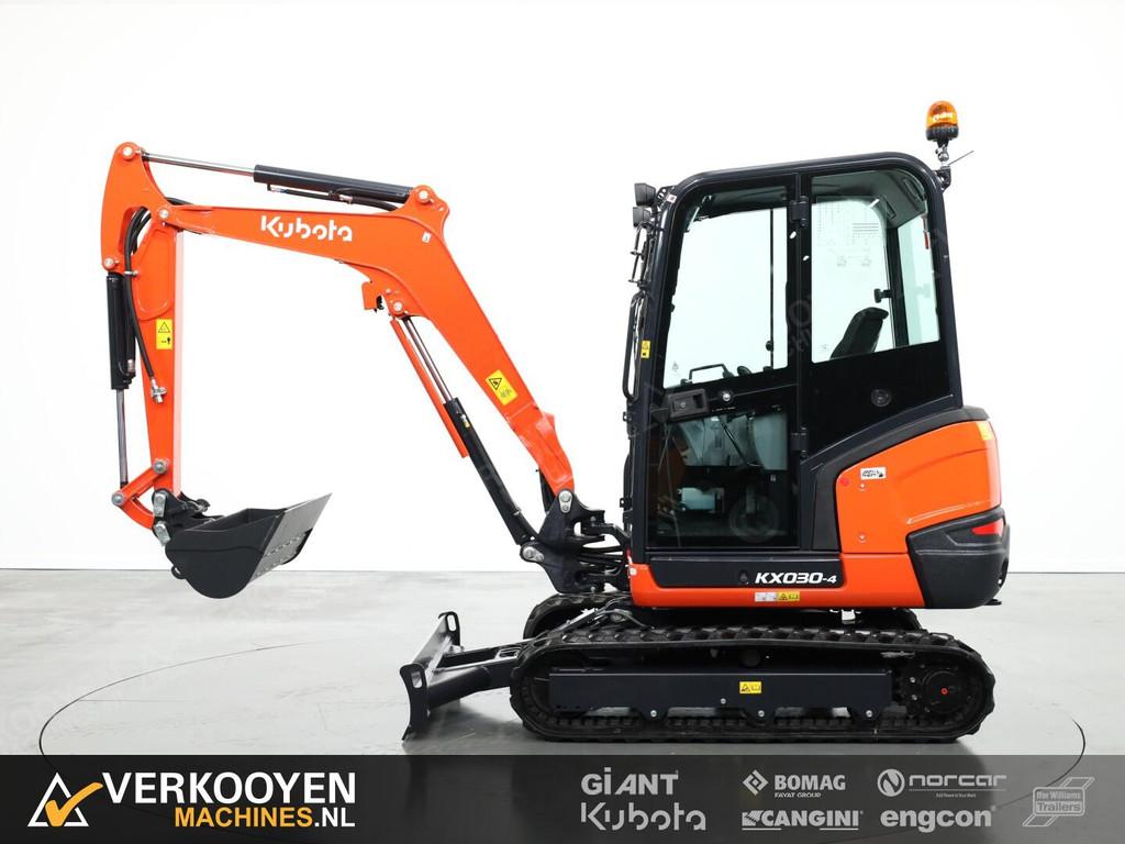 2024 Kubota KX030-4 VK9199, Zakelijke goederen, Machines en Bouw | Kranen en Graafmachines, Graafmachine