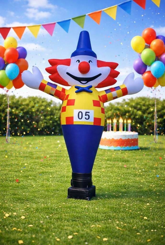 Skydancer Clown te huur €35p/dag, Ophalen, Zo goed als nieuw, Abraham of Sarah