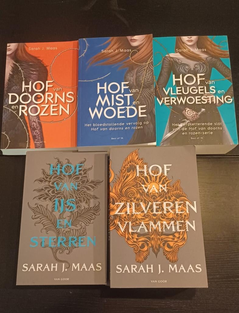 ACOTAR Serie: Hof van Doorns en Rozen complete set, Boeken, Ophalen of Verzenden, Zo goed als nieuw, Sarah J. Maas, Nederland