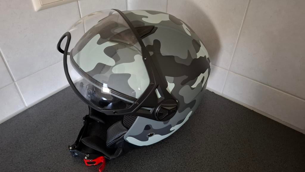 Vito camouflage helm XL, Fietsen en Brommers, Brommerhelmen, Ophalen, Zo goed als nieuw, Extra large of groter, VITO