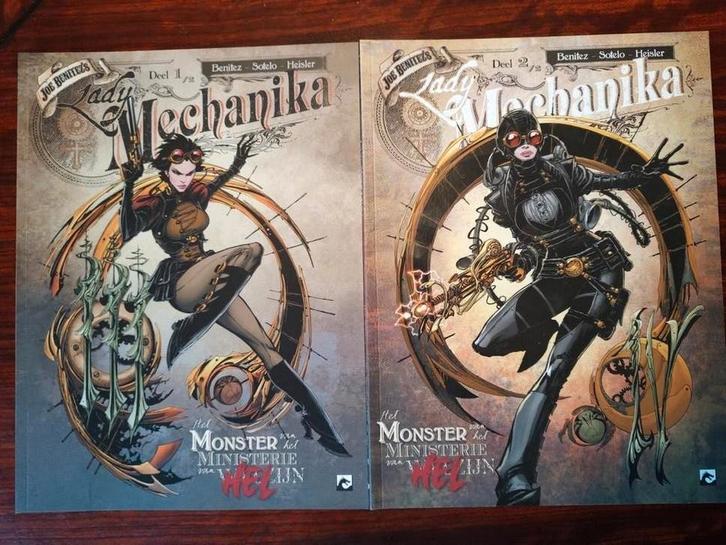 Lady Mechanika Deel 1 & 2 - Het Monster v.h. ministerie van, Boeken, Stripboeken, Zo goed als nieuw, Meerdere stripboeken, Ophalen of Verzenden