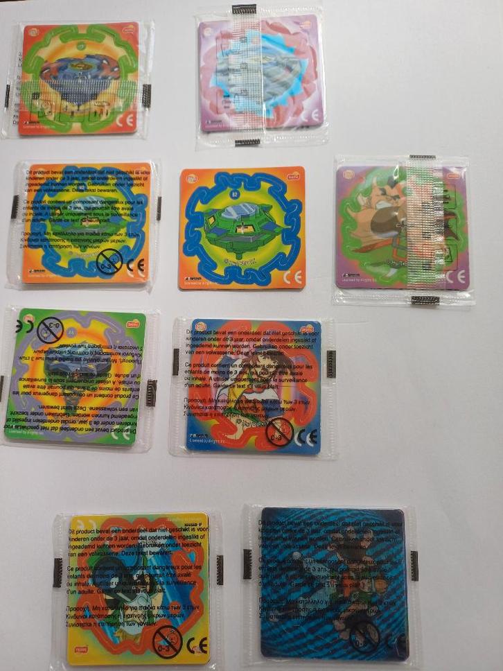 Beyblade spinners Smith en Lay's 9 st.8 in org. verpakking, Verzamelen, Overige Verzamelen, Nieuw, Ophalen of Verzenden