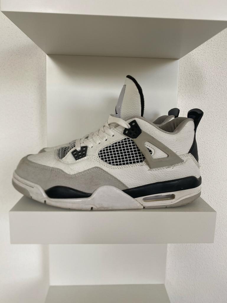 Jordan 4 Retro Military Black 45, Kleding | Heren, Schoenen, Ophalen of Verzenden, Zo goed als nieuw, Zwart