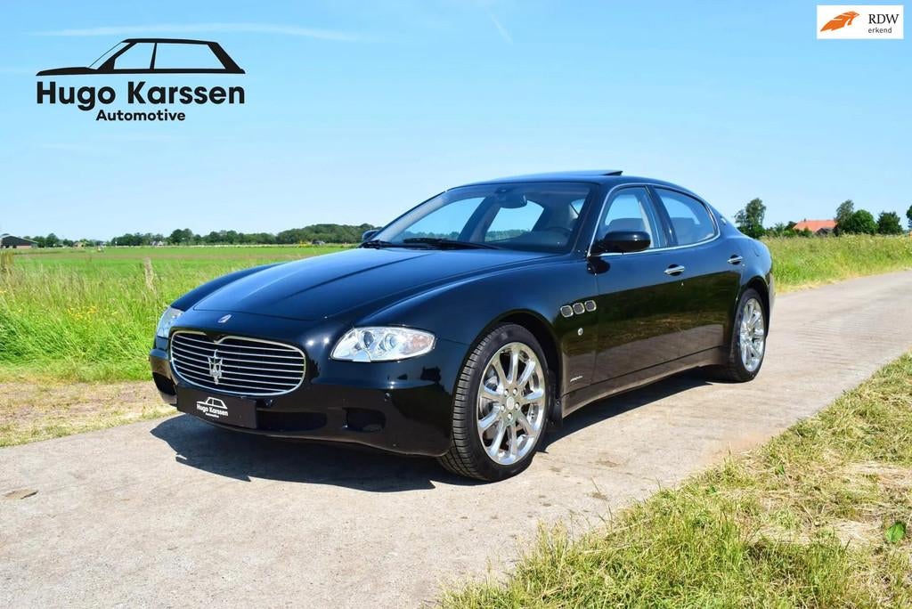 Maserati Quattroporte 4.2 ZF BAK, Auto's, Automaat, 4244 cc, Gebruikt, Zwart