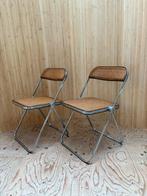 Cane Plia Chairs by Giancarlo Piretti for Castelli, Set of 2, Ophalen, Gebruikt, Twee, Overige kleuren