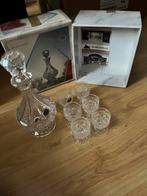 Krystal glazen set met karaf - Boheems kristal, Ophalen of Verzenden