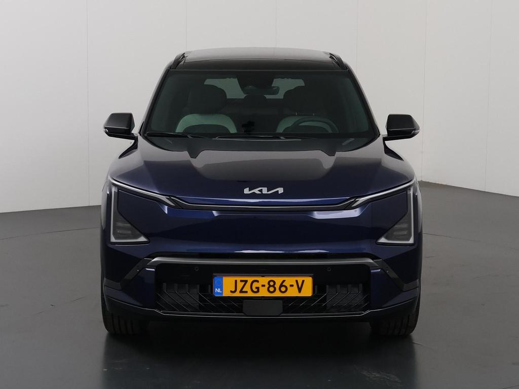 Kia EV5 GT-Line 81.4 kWh | Panoramaschuifdak | Harman Kardon, Auto's, Kia, 81 kWh, Stof, 510 min, Blauw