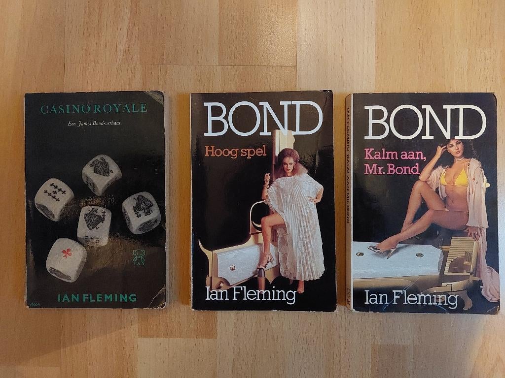 3 boeken James Bond, Boeken, Ophalen of Verzenden, Gelezen, Ian Fleming