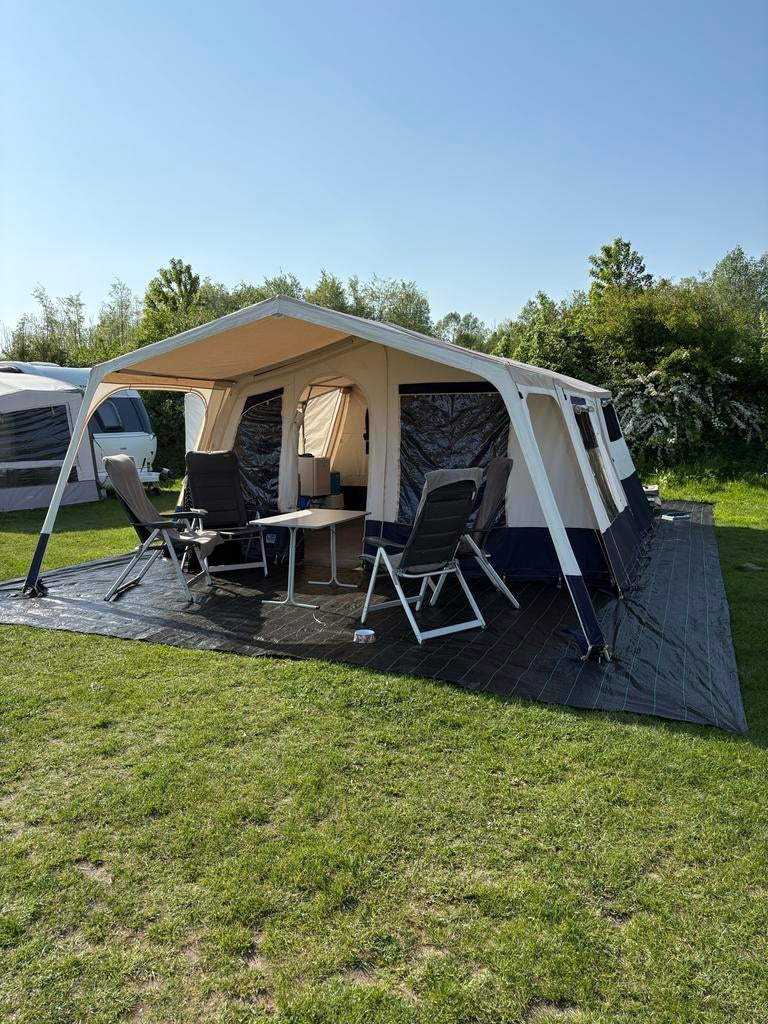 Jamet Louisiana Blue Style All Season uit 2011, Caravans en Kamperen, Vouwwagens, Ophalen, Meerkleurig, Aanwezig, Jamet