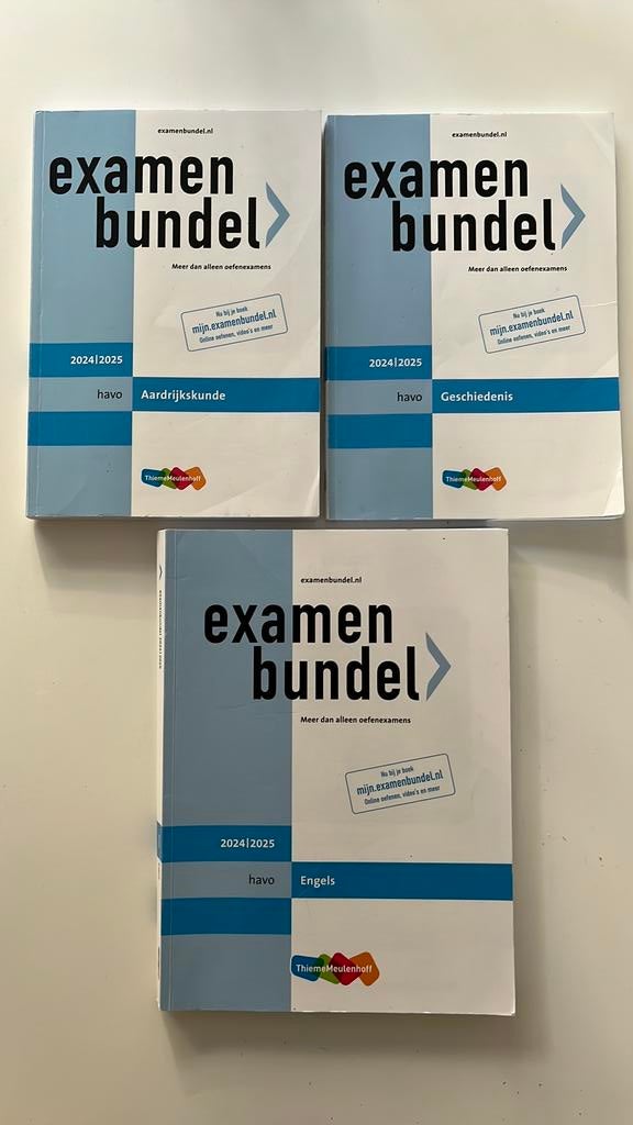 Examenbundels Havo 2024-2025, Boeken, Ophalen of Verzenden, Zo goed als nieuw, HAVO