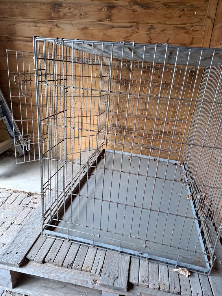 Dieren en toebehoren, Dieren en Toebehoren, Hondenhokken, Ophalen, Gebruikt, 65 tot 100 cm, Hondenhok