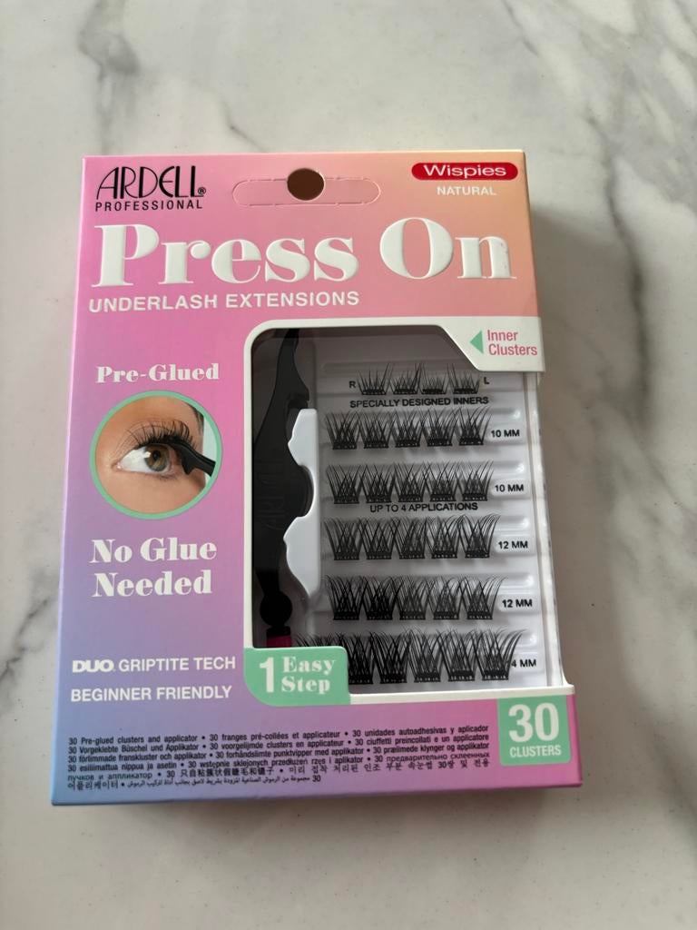 Ardell Wispies Natural Press On Underlash Extensions, Ogen, Zwart, Nieuw, Ophalen of Verzenden