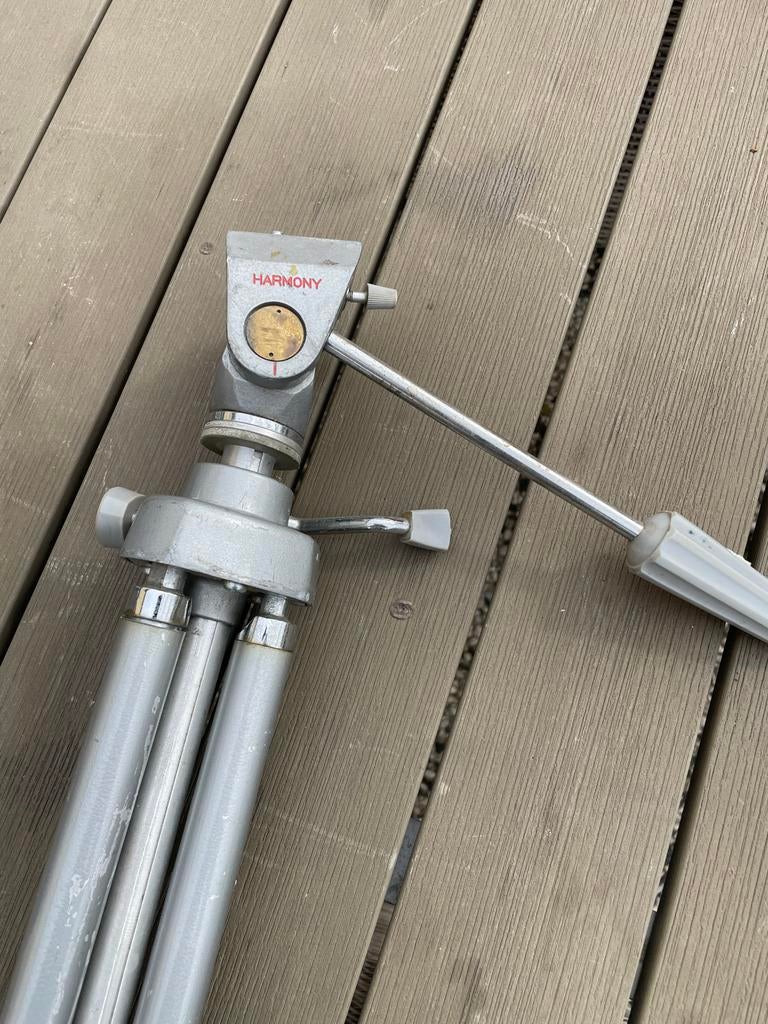 Harmony Driepoot Statief - Gebruikt, Gebruikt, 150 tot 175 cm, Met balhoofd, Ophalen of Verzenden