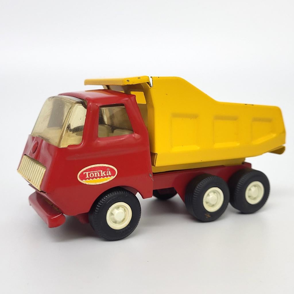 Vintage Tonka Dump Truck No. 535 Pressed Steel 5”, Verzamelen, Speelgoed, Gebruikt, Ophalen of Verzenden