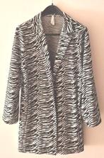 Lange Blazer Zebra Print Zwart - Wit Nieuw Maat XL (44), Miss Etam, Verzenden, Nieuw