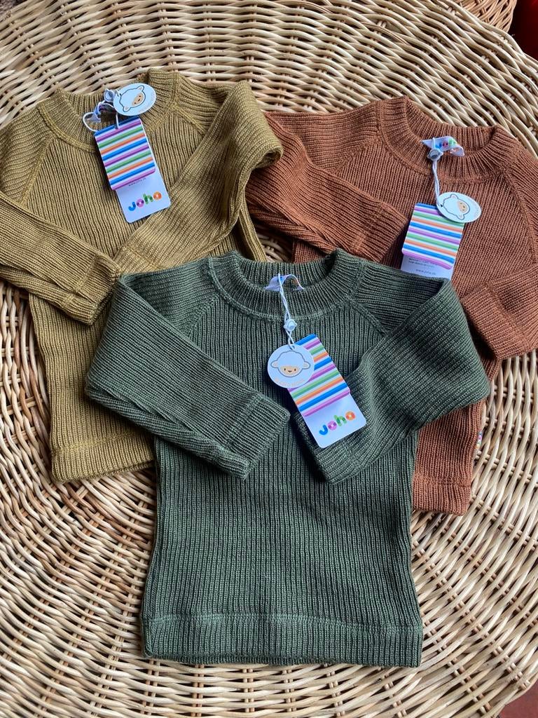 Prachtige wollen truien JOHA mt 68/74, Kinderen en Baby's, Verzenden, Nieuw, Jongetje of Meisje, Truitje of Vestje