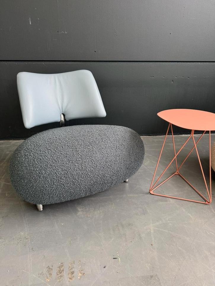 Showroommodel Leolux Pallone Pa | stof en leder, Huis en Inrichting, Fauteuils, Nieuw, Leer, Stof, 75 tot 100 cm, 75 tot 100 cm