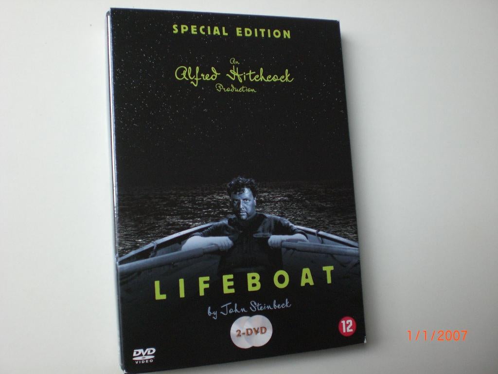 dvd Lifeboat Talluah Bankhead William Bendix Walter Slezak, Ophalen of Verzenden, Zo goed als nieuw, 1940 tot 1960, Actie en Avontuur